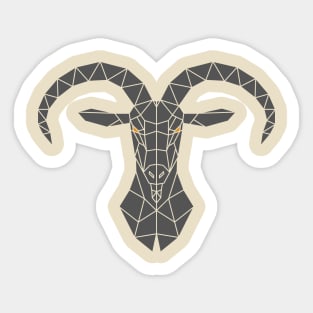 The Goat Sticker